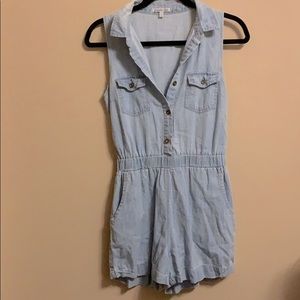 Denim Romper